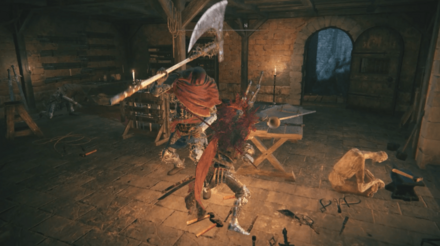 ストームヴィル城の斧持ちから低確率でドロップ