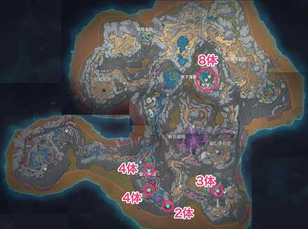 プカプカ水キノコン出現場所