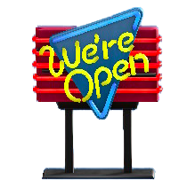 ダイナーなネオンかんばん画像