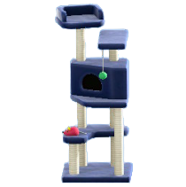 キャットタワーのネイビーの画像