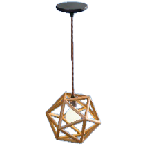 ウッドペンダントライト画像