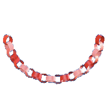 おりがみのてんじょうかざりのレッドの画像