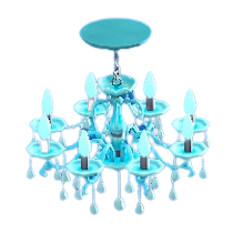 シャンデリアのブルーの画像
