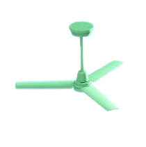 シーリングファンのグリーンの画像
