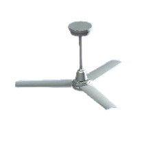 シーリングファンのシルバーの画像