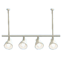 シーリングスポットライトのホワイトの画像