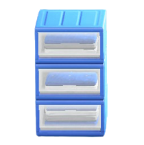 プラスチックいしょうケースのブルーの画像