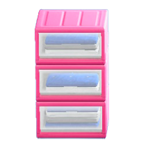 プラスチックいしょうケースのピンクの画像