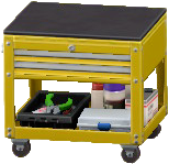 ツールカートのイエローの画像