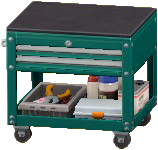 ツールカートのグリーンの画像