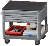 ツールカートのシルバーの画像