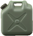 ポリタンクのグレーの画像