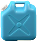 ポリタンクのブルーの画像