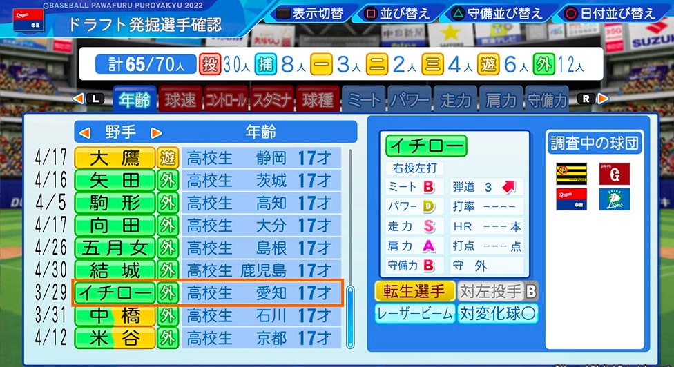 転生選手として登場