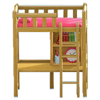 ベッドデスクのピンクの画像