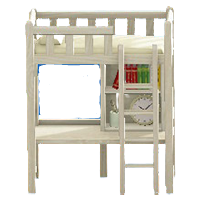 ベッドデスクのホワイト(外側)の画像