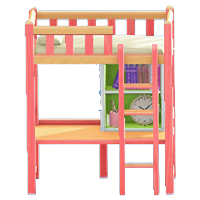 ベッドデスクのピンク(外側)の画像