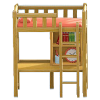 ベッドデスクのオレンジの画像