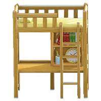 ベッドデスクのイエローの画像