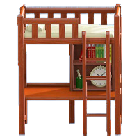 ベッドデスクのブラウン(外側)の画像