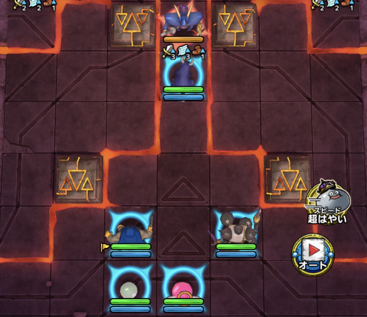 キラーマシン3と戦うキャラを中心に配置しよう