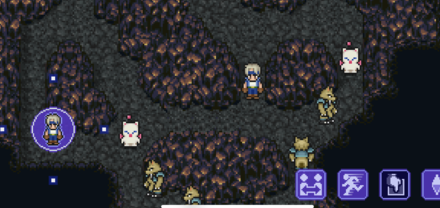 モーグリで通路を塞ぐ