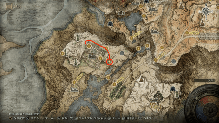 しろがね人の遺灰の入手場所マップ