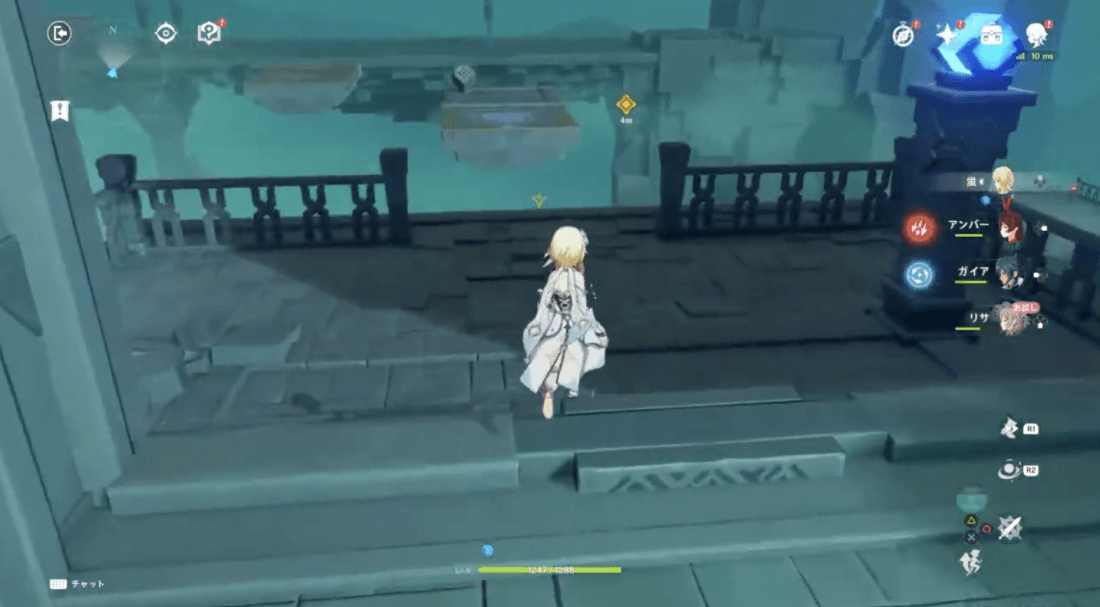 扉の向こうに動く床