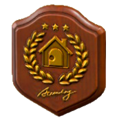 アカデミーの金のたて画像