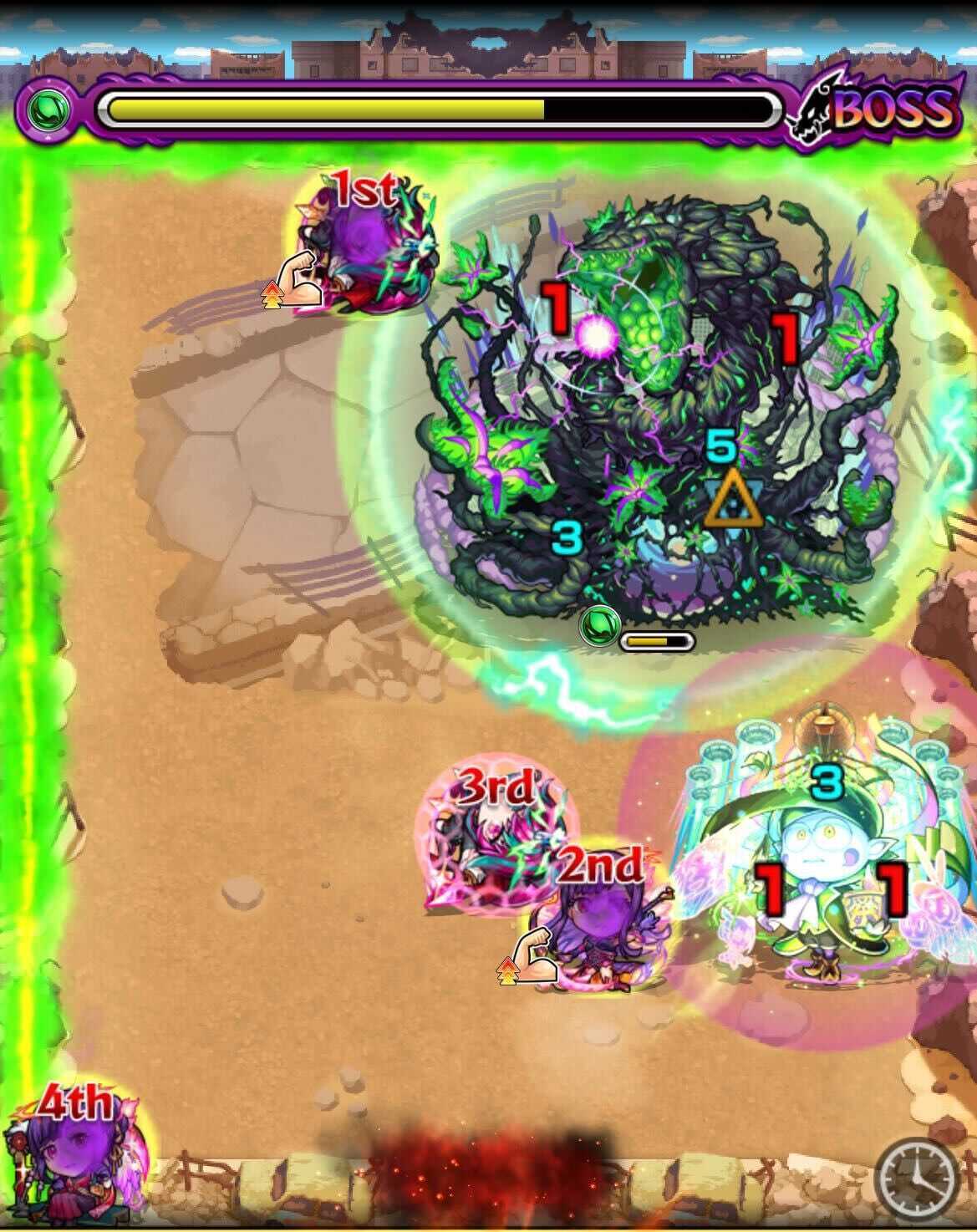 ケセド廻 ボス3 敵移動