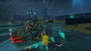 グランマイザーの叩きつけ攻撃