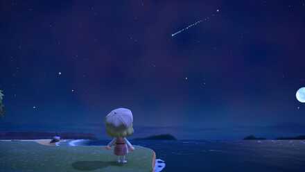 流星群が来ていない日の画像