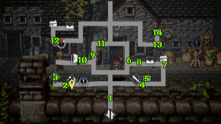 シェパードロック -城前広場- フィールドコマンド