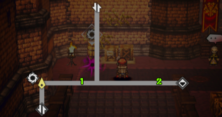 エドラス城前 フィールドコマンド