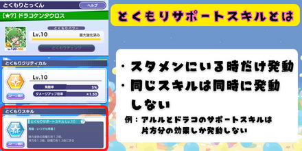 とくもりサポートスキル