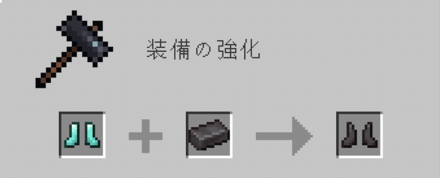 ネザライトのブーツ　鍛治台