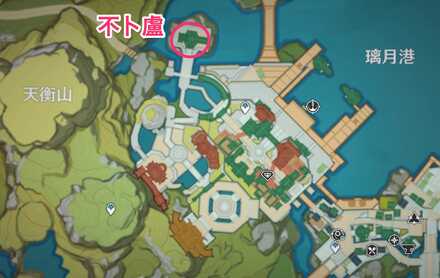 不卜盧のマップ