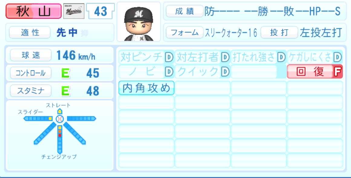 秋山正雲のステータス画像