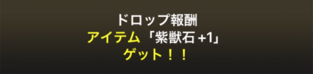 紫獣石ドロップ