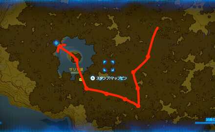 操りのしれんの道順