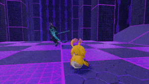 イクサブジンの突進斬り