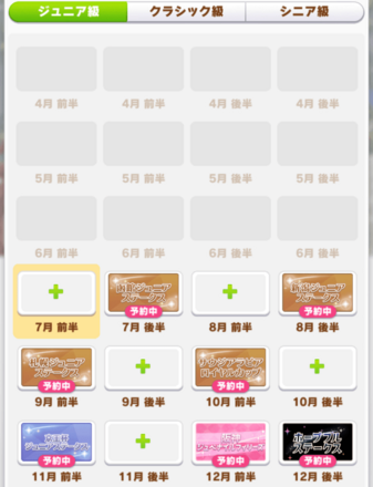 ジュニア級短距離〜中距離