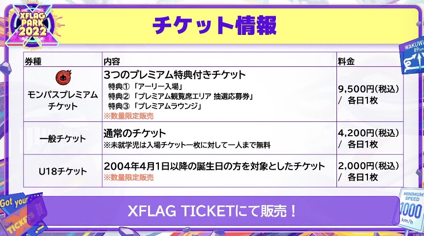 フラパ2022 チケット情報