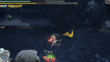 ゴシャハギ 2連氷剣叩きつけ