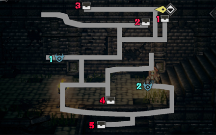 ウォルド砦跡 宝箱 位置