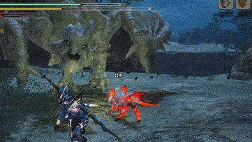 バサルモス突進攻撃