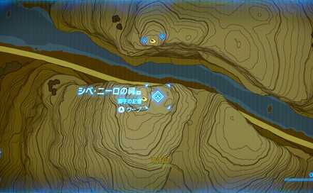 シベニーロの祠最拡大マップ