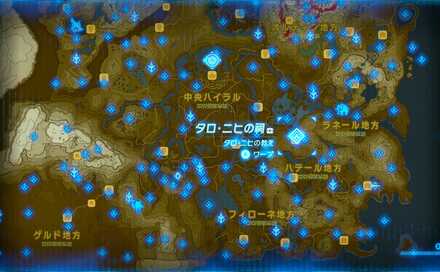 タロ・ニヒの祠の場所マップ