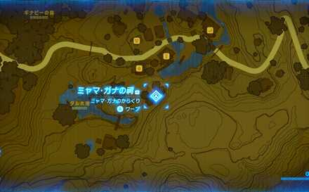 ミャマガナの祠最拡大マップ