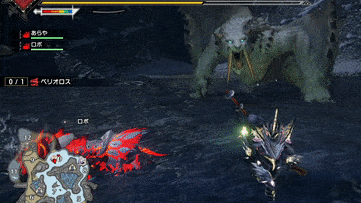 尻尾攻撃　ベリオロス